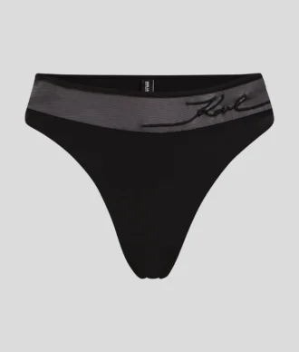 K/SIGNATURE BIKINIBUKSE MED HØY MIDJE