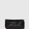 K/Signature crossbody-veske med nitter