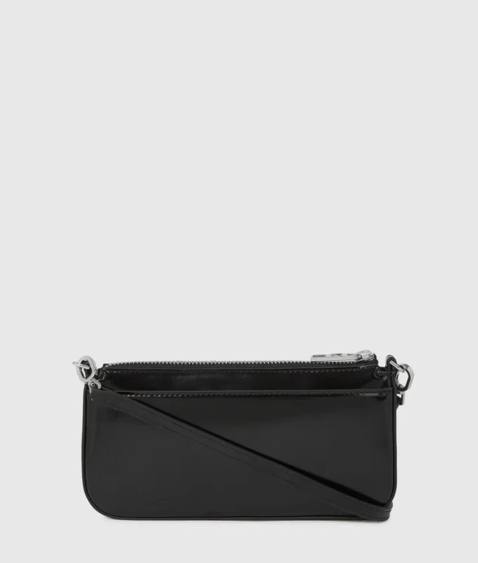 K/Signature crossbody-veske med nitter