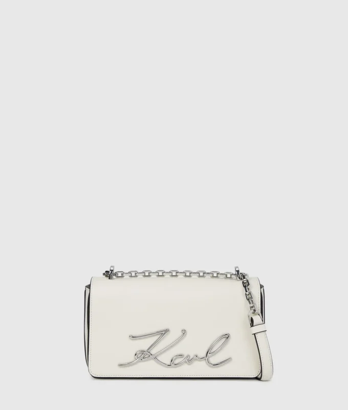 K/Signature liten crossbody-veske