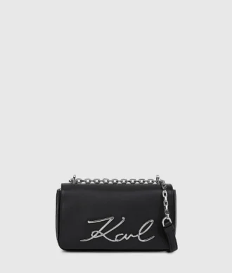 K/Signature liten crossbody-veske