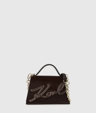 K/Signature liten crossbody-veske