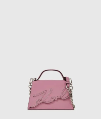 K/Signature liten crossbody-veske