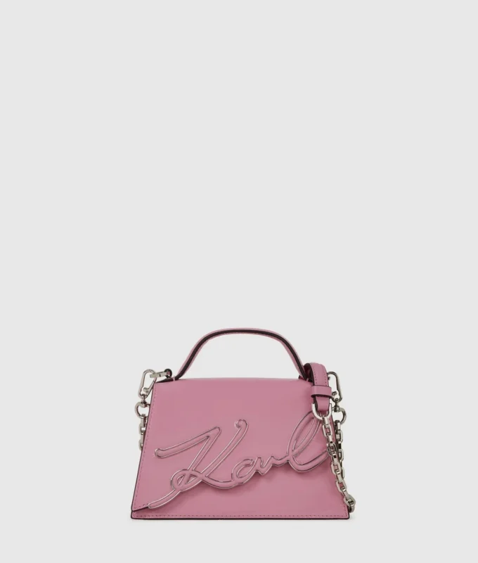 K/Signature liten crossbody-veske