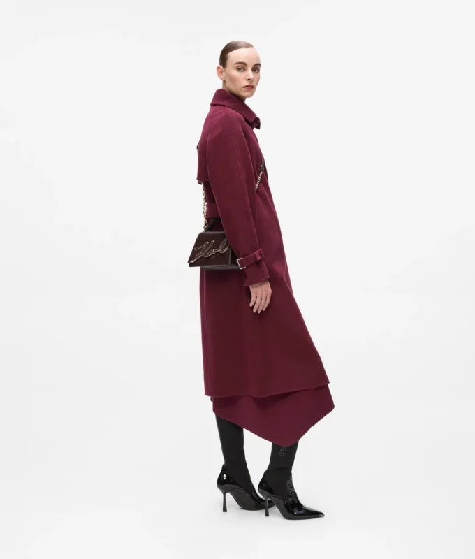K/Signature liten crossbody-veske