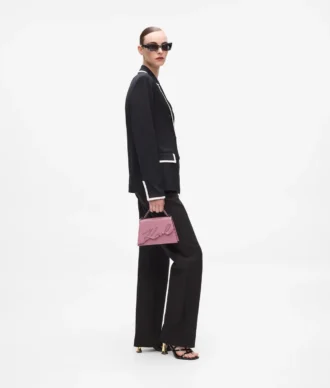 K/Signature liten crossbody-veske