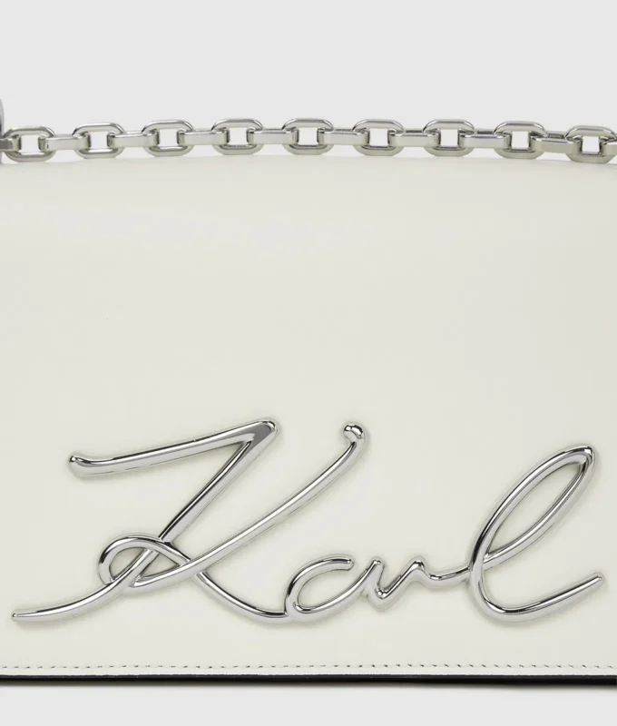 K/Signature liten crossbody-veske