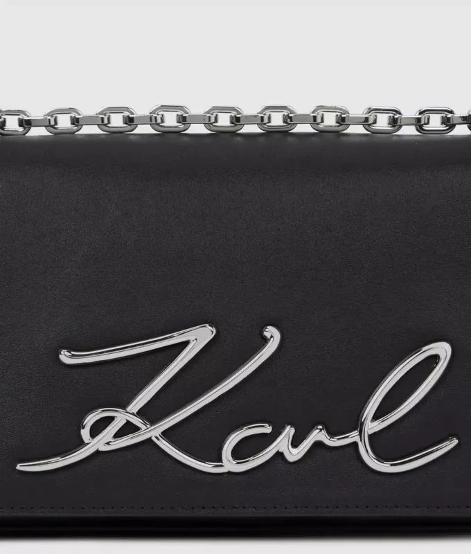 K/Signature liten crossbody-veske