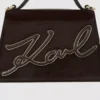 K/Signature liten crossbody-veske