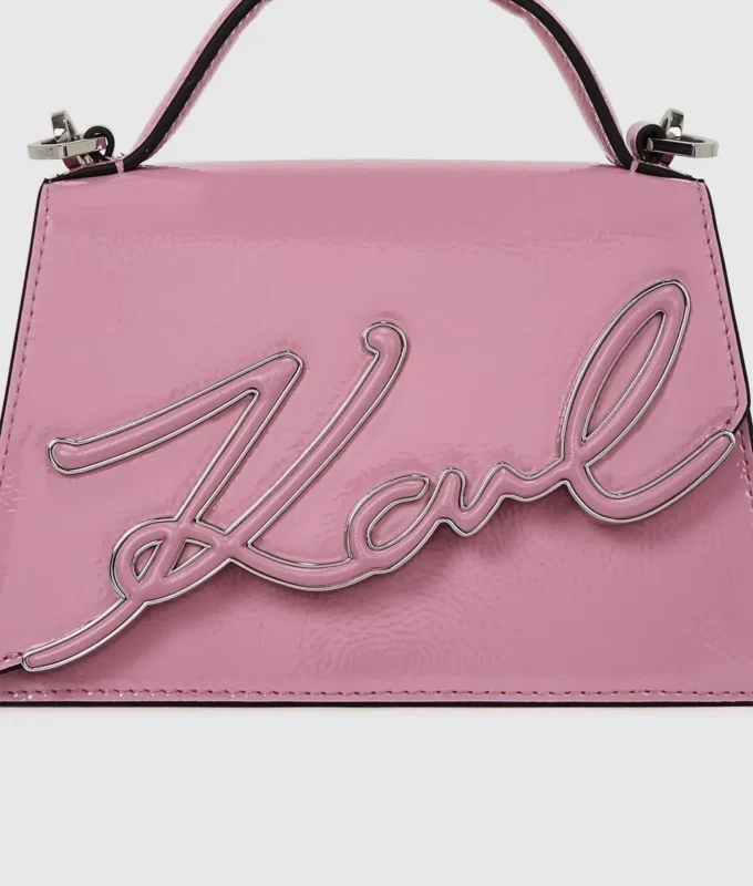 K/Signature liten crossbody-veske
