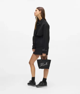 K/Signature mini shopper med rhinestones