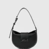 K/Signature moon bag med nitter