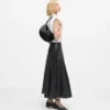 K/Signature moon bag med nitter