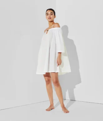 K/SIGNATURE OFF-SHOULDER STRANDKJOLE