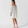 K/SIGNATURE OFF-SHOULDER STRANDKJOLE