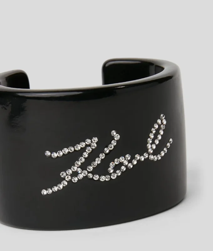 K/SIGNATURE RHINESTONES MANCHETBRACELET