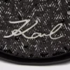 K/Signature rund crossbody-veske med paljetter