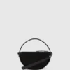K/Signature rund crossbody-veske med paljetter