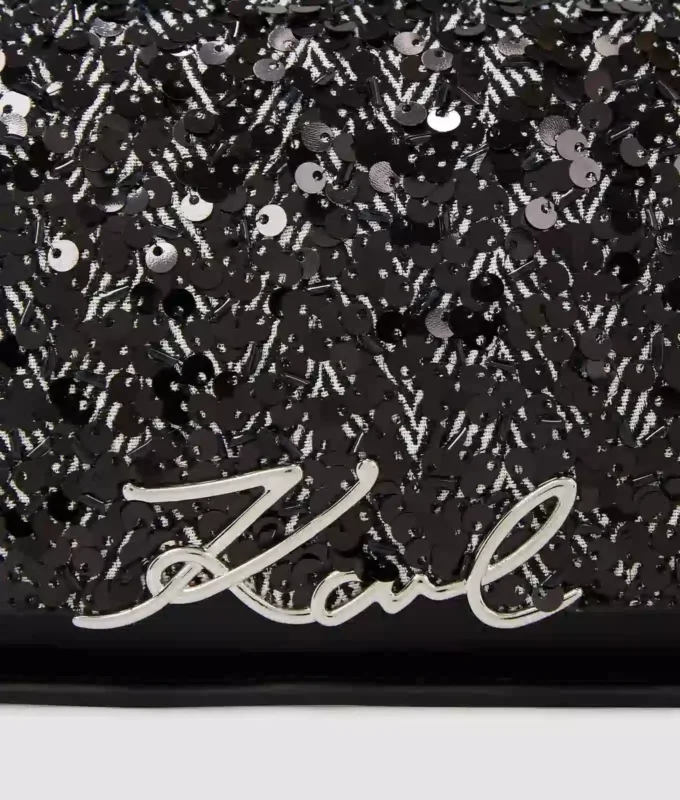 K/Signature skulderveske med paljetter
