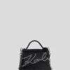 K/SIGNATURE SMALL STUDDED CROSSBODY BAG