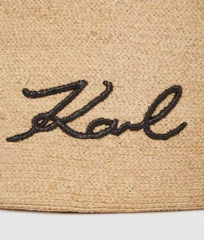 K/Signature strandveske med bølgekant