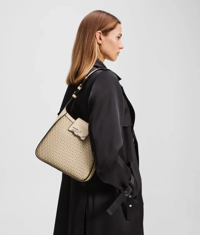 K/SIGNATURE VEVET HOBO-VESKE