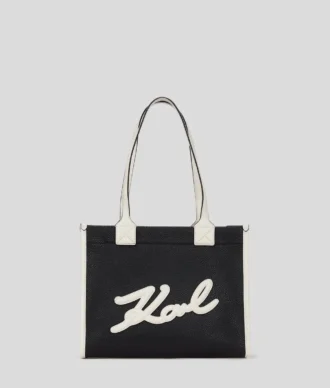 K/SKUARE GRAINY MEDIUM TOTE BAG