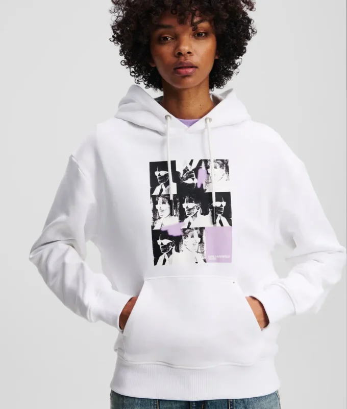 KARL PRINT HOODIE