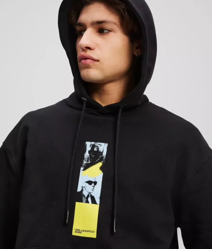 KARL PRINT HOODIE