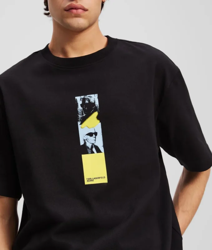 KARL PRINT T-SKJORTE