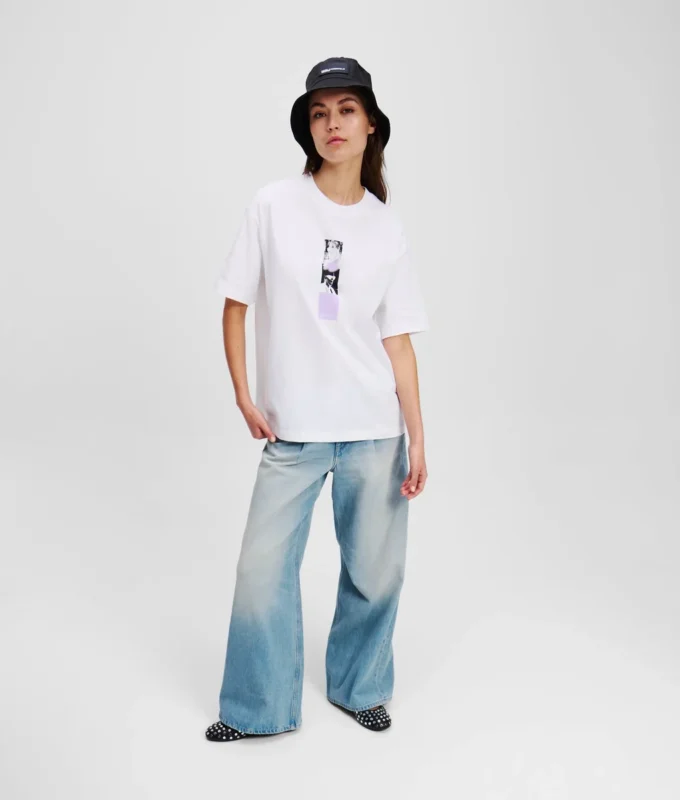KARL PRINT T-SKJORTE