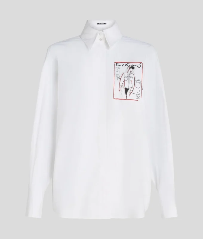 KARL SERIES POPLIN SKJORTE