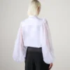 KARL STUDIO SKJORTE MED SILKEMANCHER