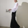 KARL STUDIO SKJORTE MED SILKEMANCHER