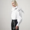 KARL STUDIO SKJORTE MED SLØYDETALJ