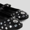 KARO MIRROR STUDS BALLETFLAT