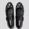 KARO MIRROR STUDS BALLETFLAT