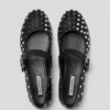 KARO STUDDED BALLET FLATS
