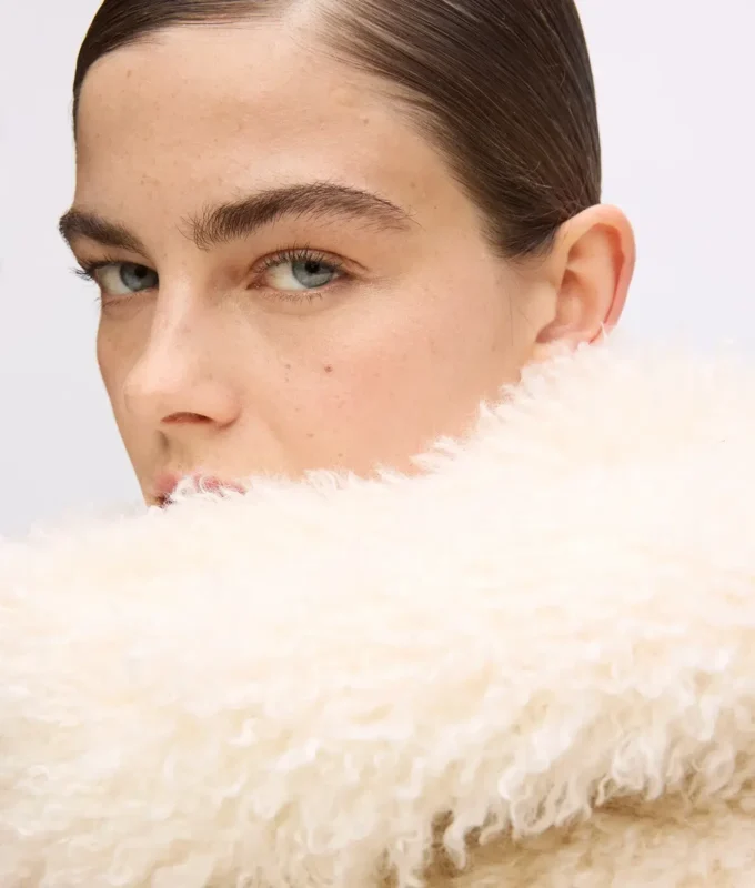 KL Studio faux-fur coat