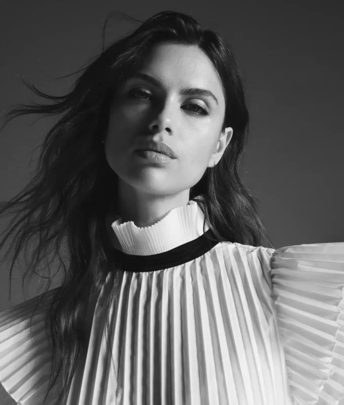 KL STUDIO PLISSERT BLUSE