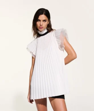 KL STUDIO PLISSERT BLUSE