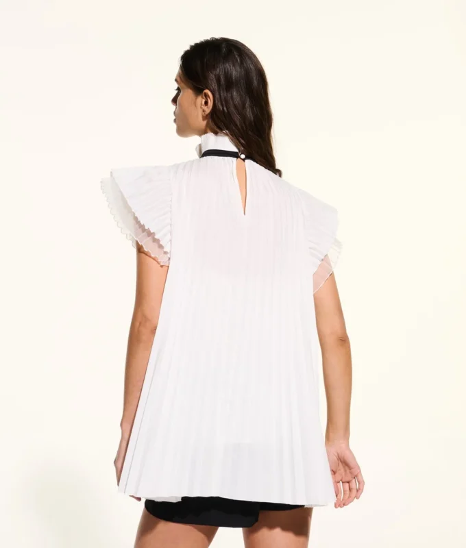 KL STUDIO PLISSERT BLUSE