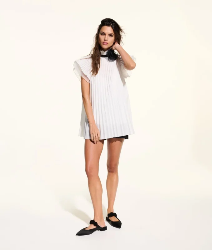 KL STUDIO PLISSERT BLUSE