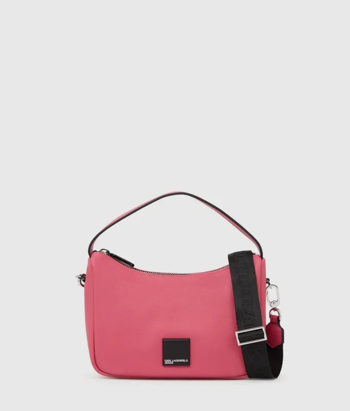 KLJ BOX LOGO SOFT MINI HOBO BAG