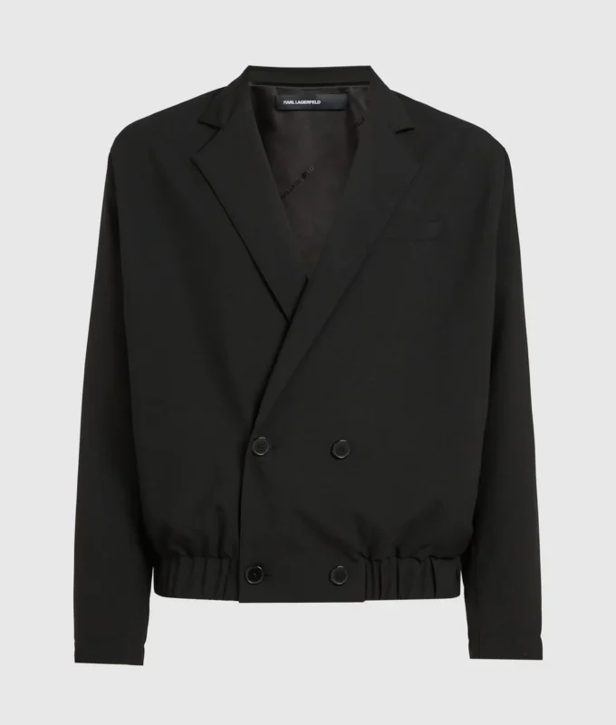 Kort dobbeltradet blazer
