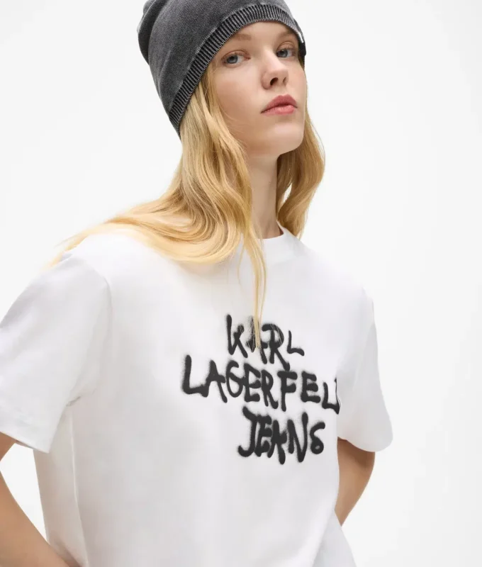 Kort graffiti-T-skjorte