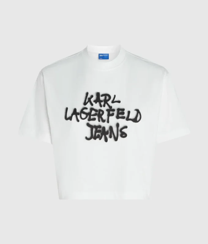 Kort graffiti-T-skjorte