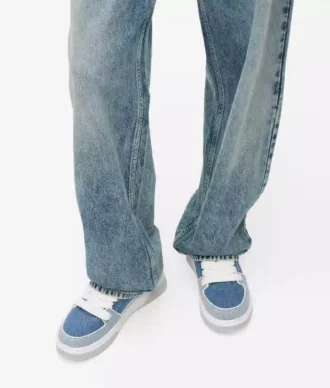Kourtney denim-joggesko