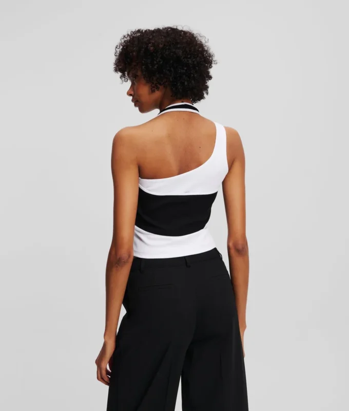 LAGDELT RIBBET TANKTOPP