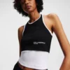 LAGDELT RIBBET TANKTOPP